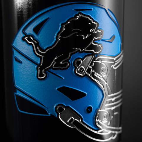 Detroit Lions Limited Edition Collection 3 Etched Wine
