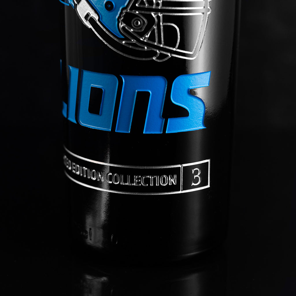 Detroit Lions Limited Edition Collection 3 Etched Wine