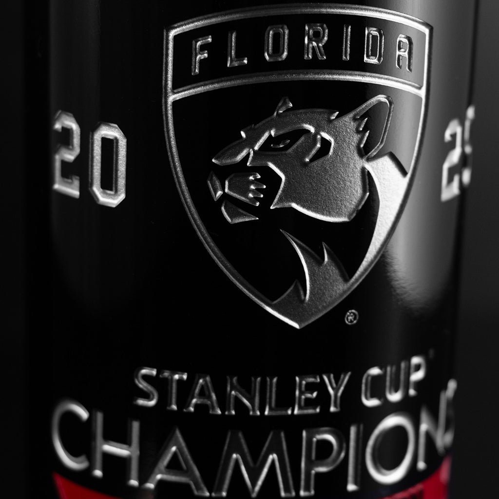 2025 Florida Panthers Stanley Cup Champions Etched Wine