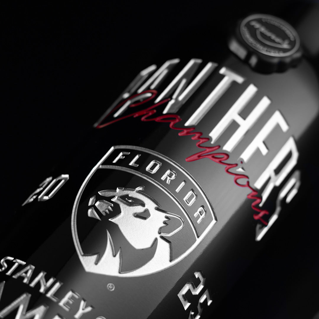2025 Florida Panthers Stanley Cup Champions Etched Wine – Mano's Wine