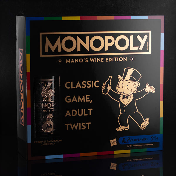 Monopoly Mano's Wine Edition Game & Wine Set