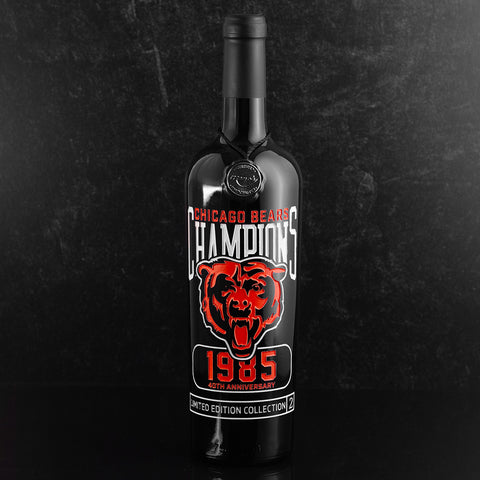 Celebrate the 40th anniversary of the 1985 Chicago Bears championship team with cabernet sauvignon wine from Mano's Wine