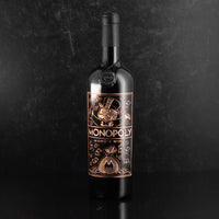 Monopoly Board Game Etched Bottle