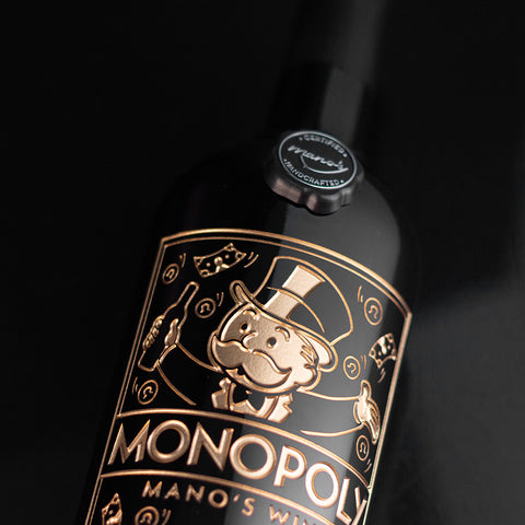 Monopoly Own It All Etched Wine