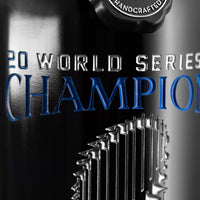 Los Angeles Dodgers 2025 World Series Champions Trophy Etched Wine