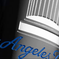 Los Angeles Dodgers 2025 World Series Champions Trophy Etched Wine