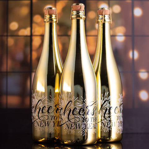 2026 Cheers to the New Year Gold Bubbly