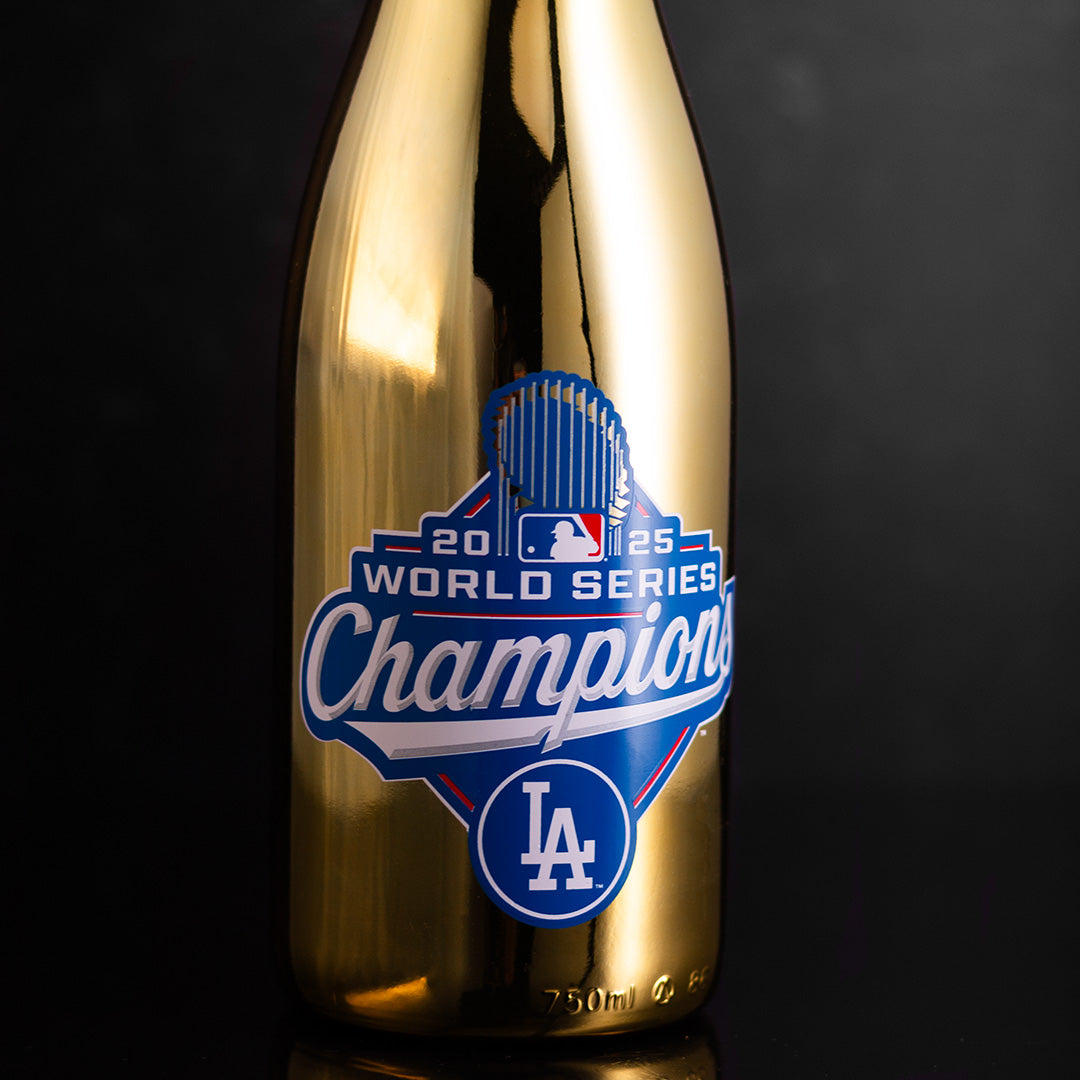 Los Angeles Dodgers 2025 優勝記念トロフィー LA Dodgers™ 2025 World Series™ Champions Metallic Gold Bubbly