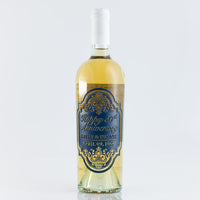 Personalize a chardonnay anniversary wine bottle from Mano's Wine for your anniversary