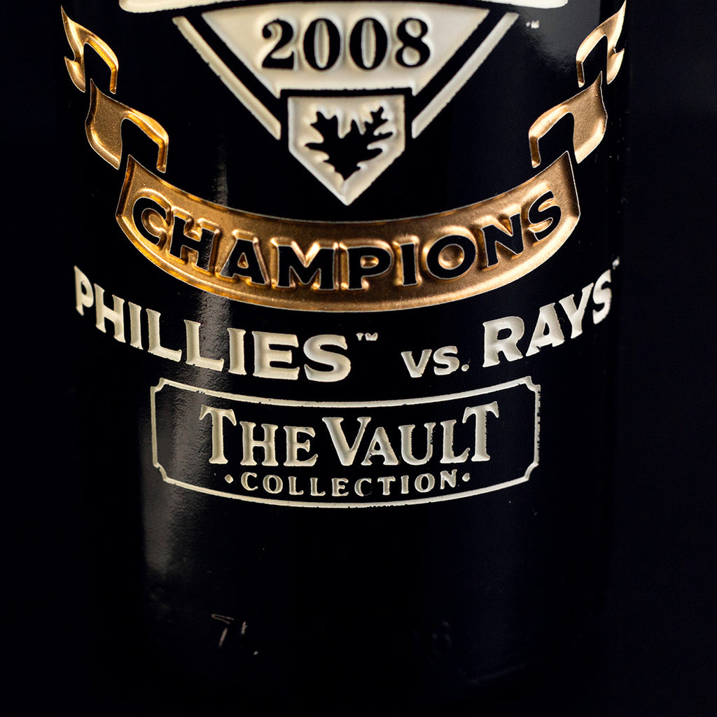 Philadelphia Phillies 2008 World Series Vault Etched Wine