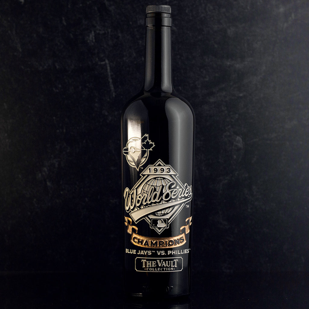 Toronto Blue Jays 1993 World Series Vault Etched Wine