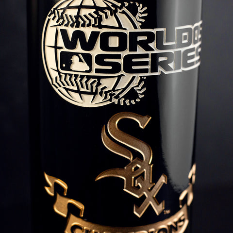 Chicago White Sox 2005 World Series Vault Etched Wine