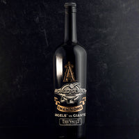 Los Angeles Angels 2002 World Series Vault Etched Wine