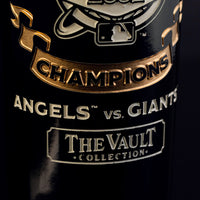 Los Angeles Angels 2002 World Series Vault Etched Wine
