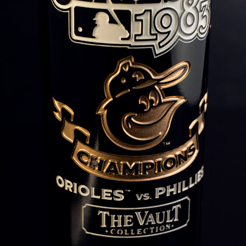 Baltimore Orioles 1983 World Series Vault Etched Wine