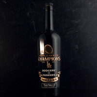 Los Angeles Dodgers 2024 World Series Vault Etched Wine
