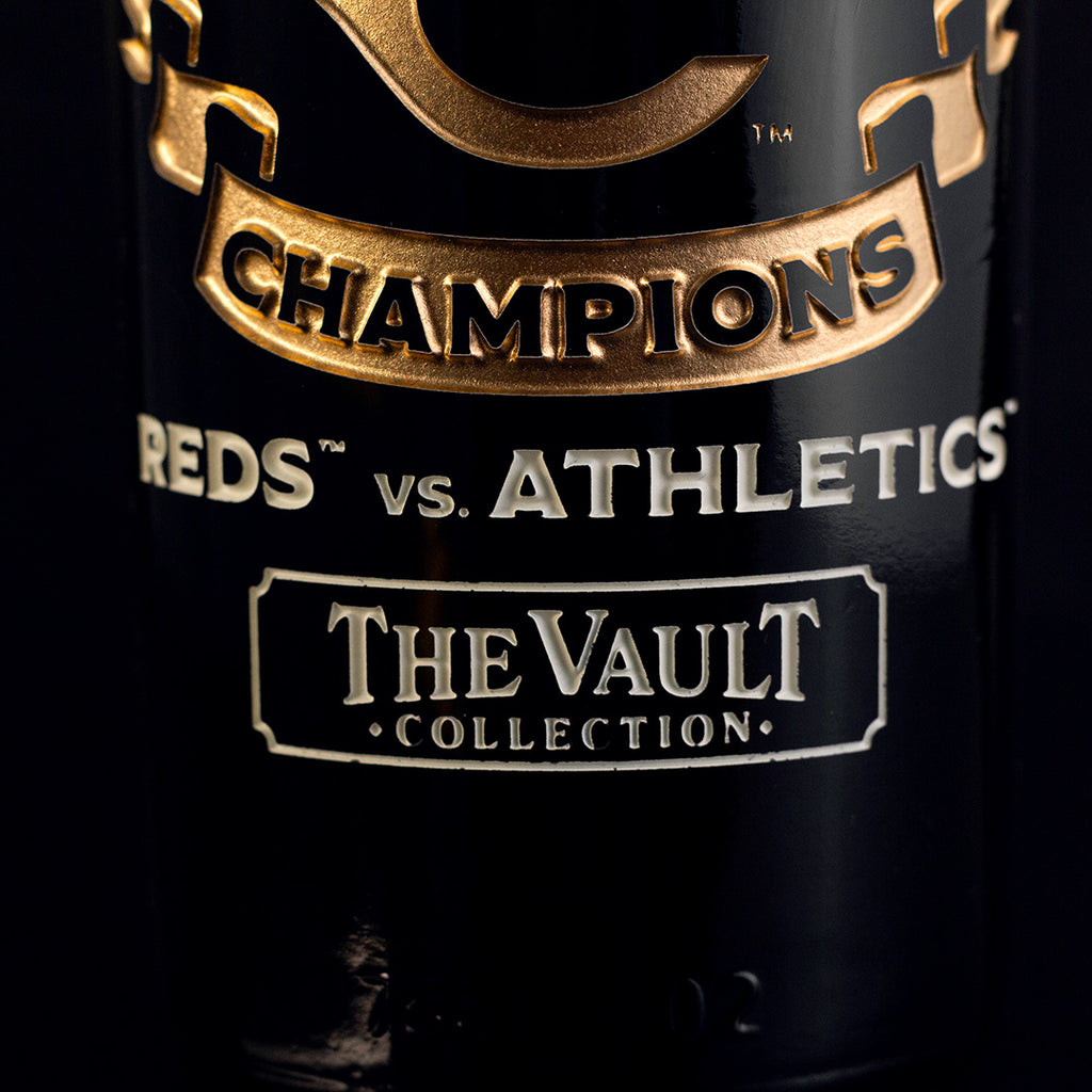 Cincinnati Reds 1990 World Series Vault Etched Wine