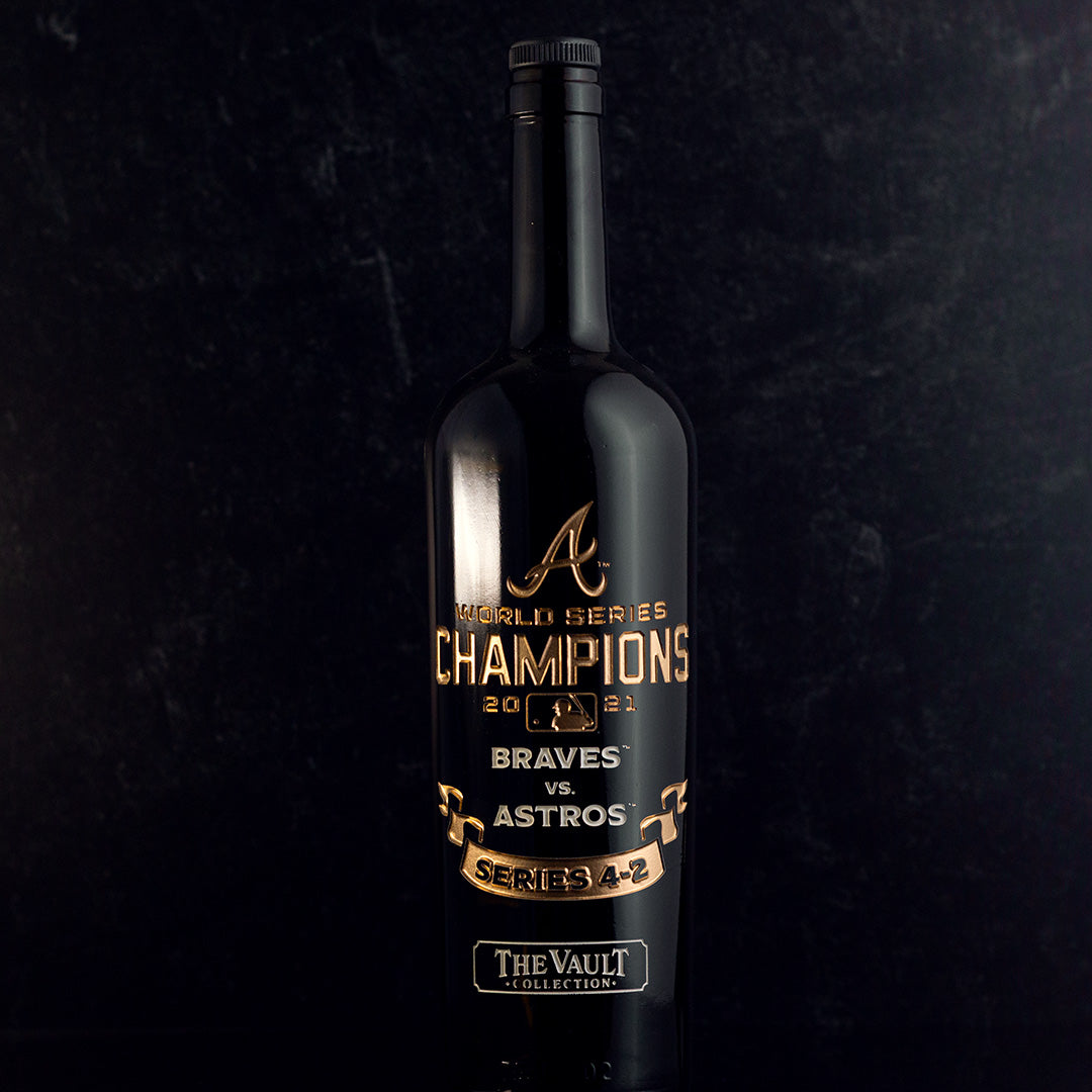 Atlanta Braves 2021 World Series Vault Etched Wine – Mano's Wine