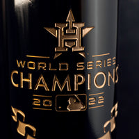 Houston Astros 2022 World Series Vault Etched Wine