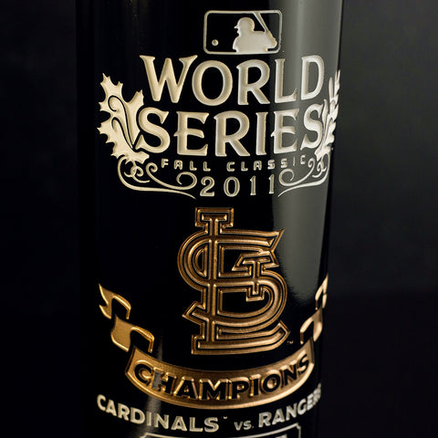 St. Louis Cardinals 2011 World Series Vault Etched Wine