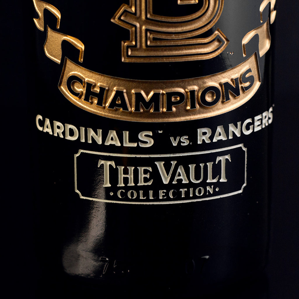 St. Louis Cardinals 2011 World Series Vault Etched Wine