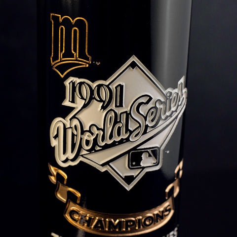 Minnesota Twins 1991 World Series Vault Etched Wine