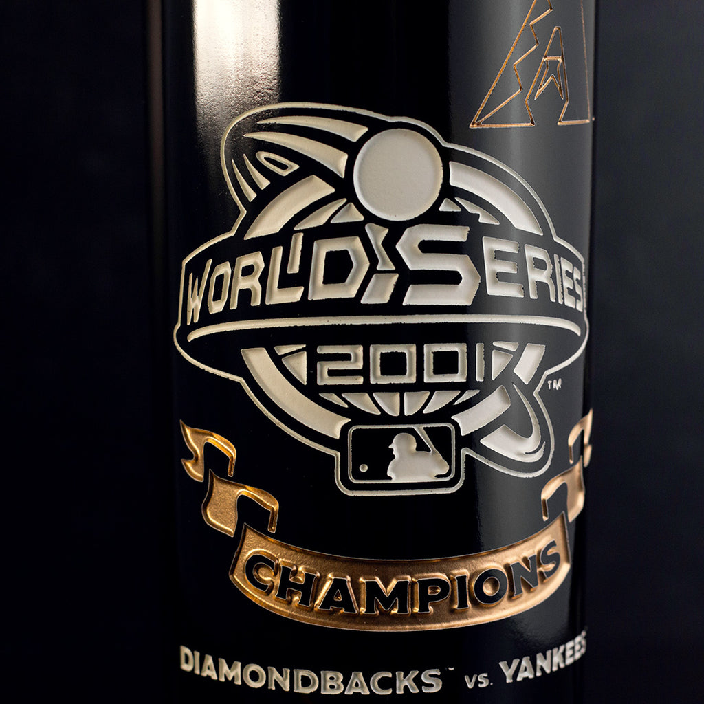 Arizona Diamondbacks 2001 World Series Vault Etched Wine