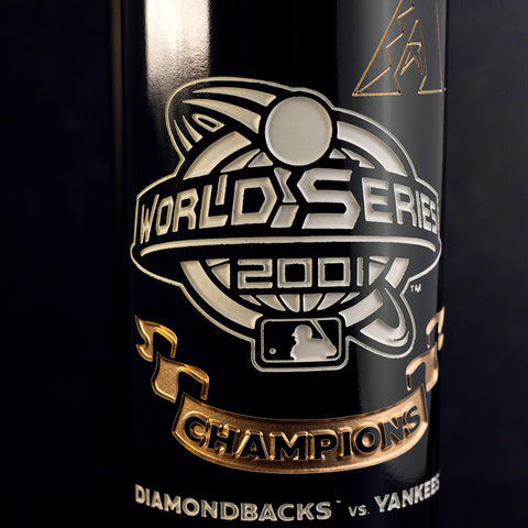 Arizona Diamondbacks 2001 World Series Vault Etched Wine