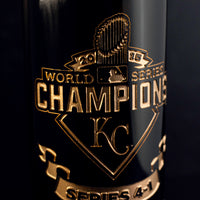 Kansas City Royals 2015 World Series Vault Etched Wine