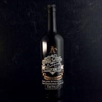 Oakland Athletics 1989 World Series Vault Etched Wine