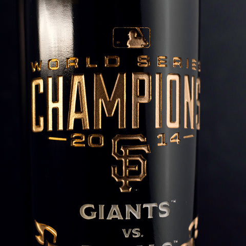 San Francisco Giants 2014 World Series Vault Etched Wine