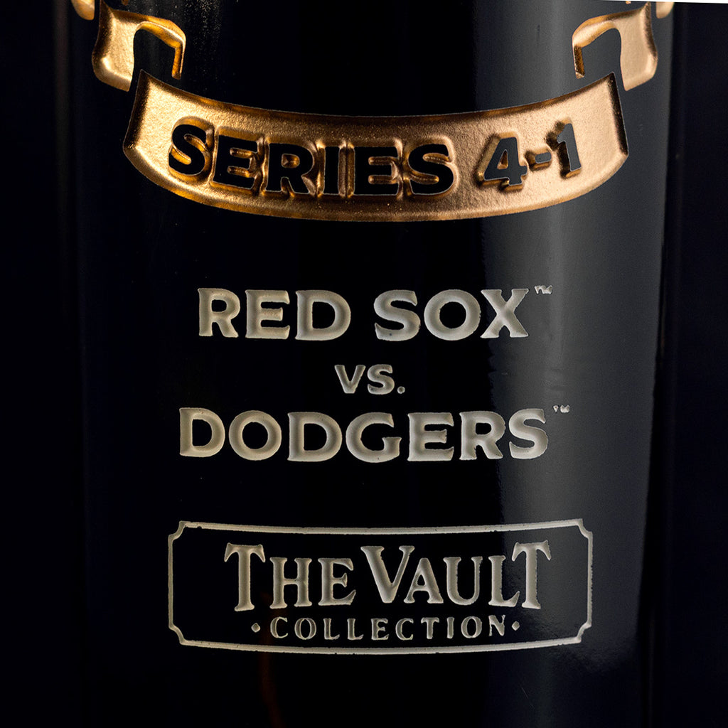 Boston Red Sox 2018 World Series Vault Etched Wine