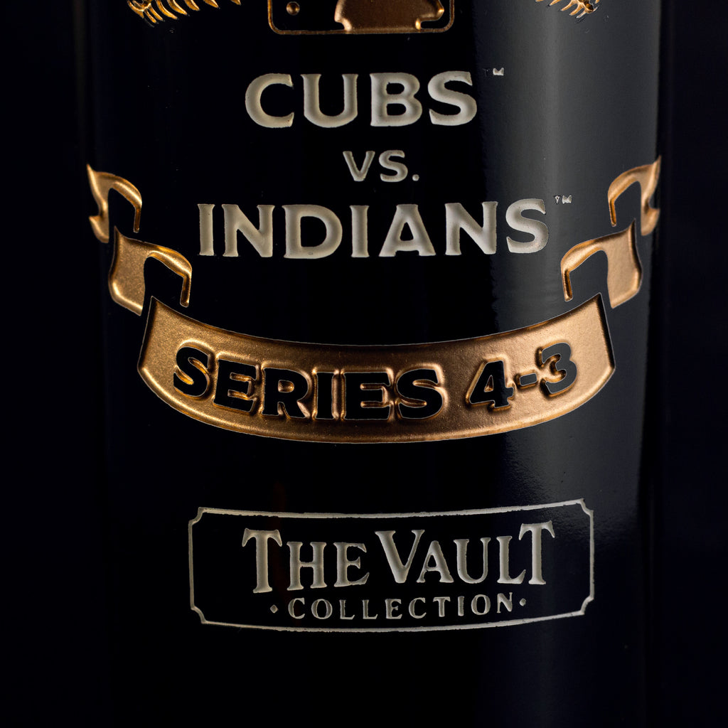 Chicago Cubs 2016 World Series Vault Etched Wine