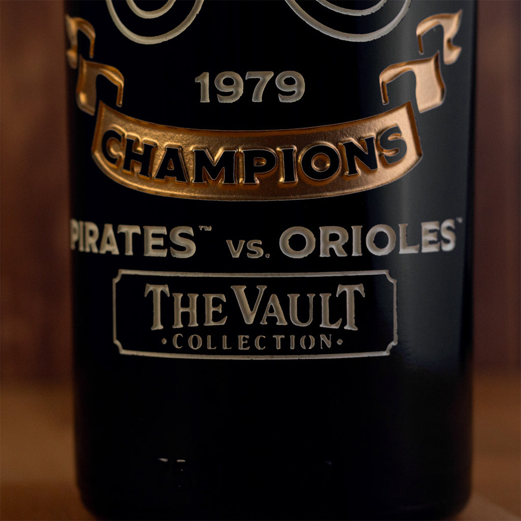 Pittsburgh Pirates 1979 World Series Vault Etched Wine
