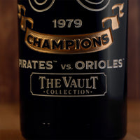 Pittsburgh Pirates 1979 World Series Vault Etched Wine