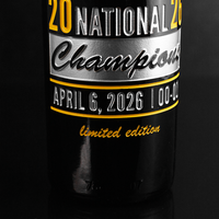 Michigan  2026 Men's Basketball National Champions Etched Wine