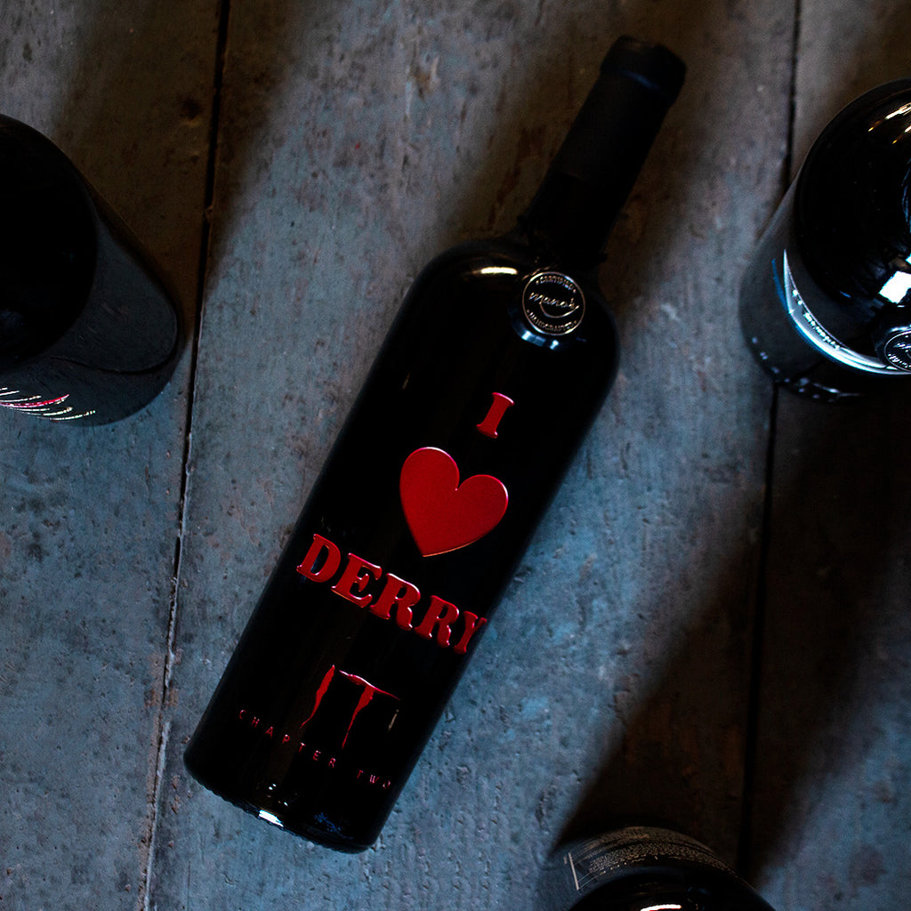 IT Chapter 2 I Heart Derry Etched Wine