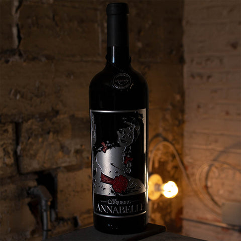 Annabelle Poster Etched Wine