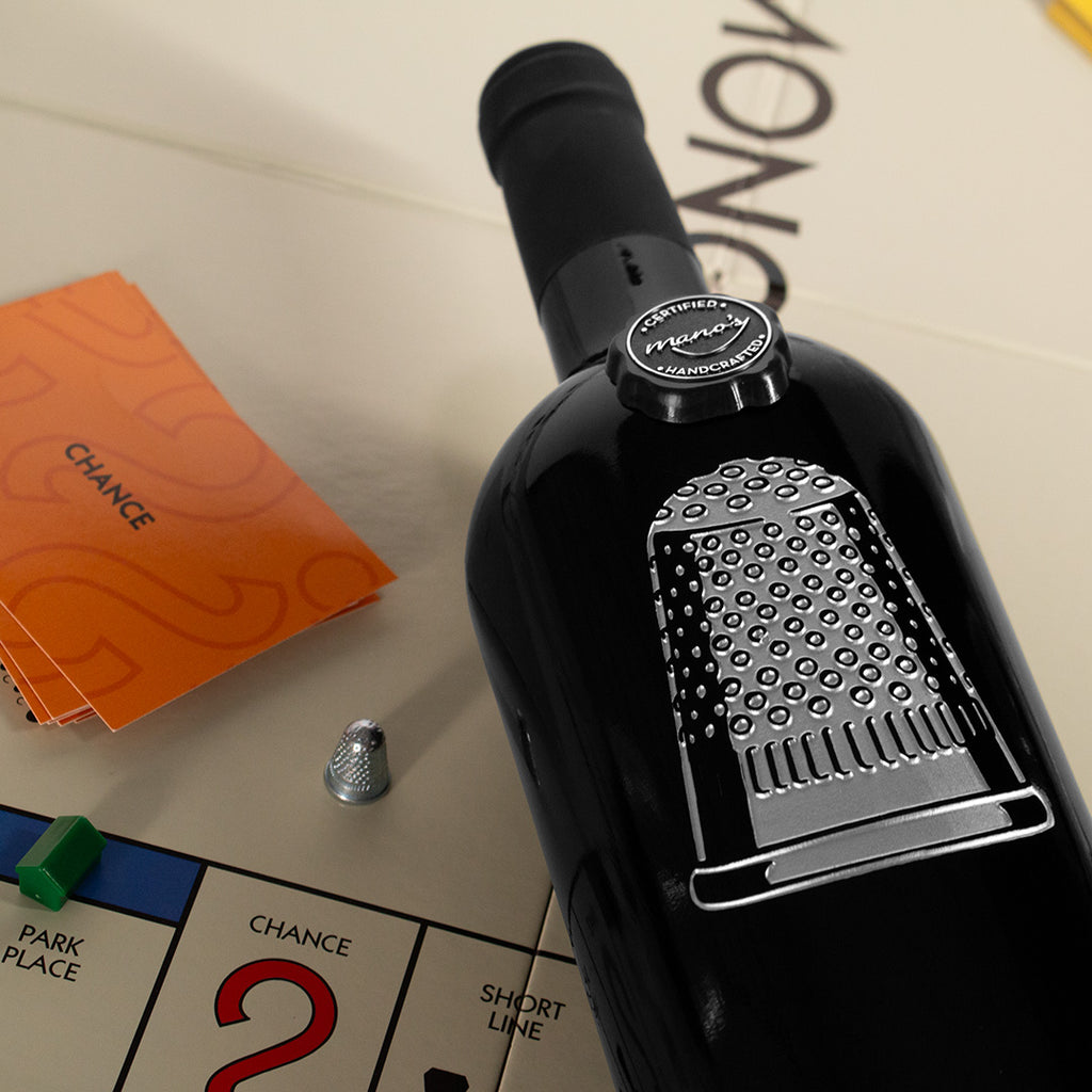 Monopoly Classic Game Piece Etched Wine