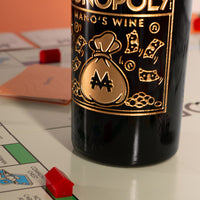 Monopoly Board Game Etched Bottle