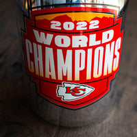 2022 Chiefs World Champions Trophy Chrome Bubbly