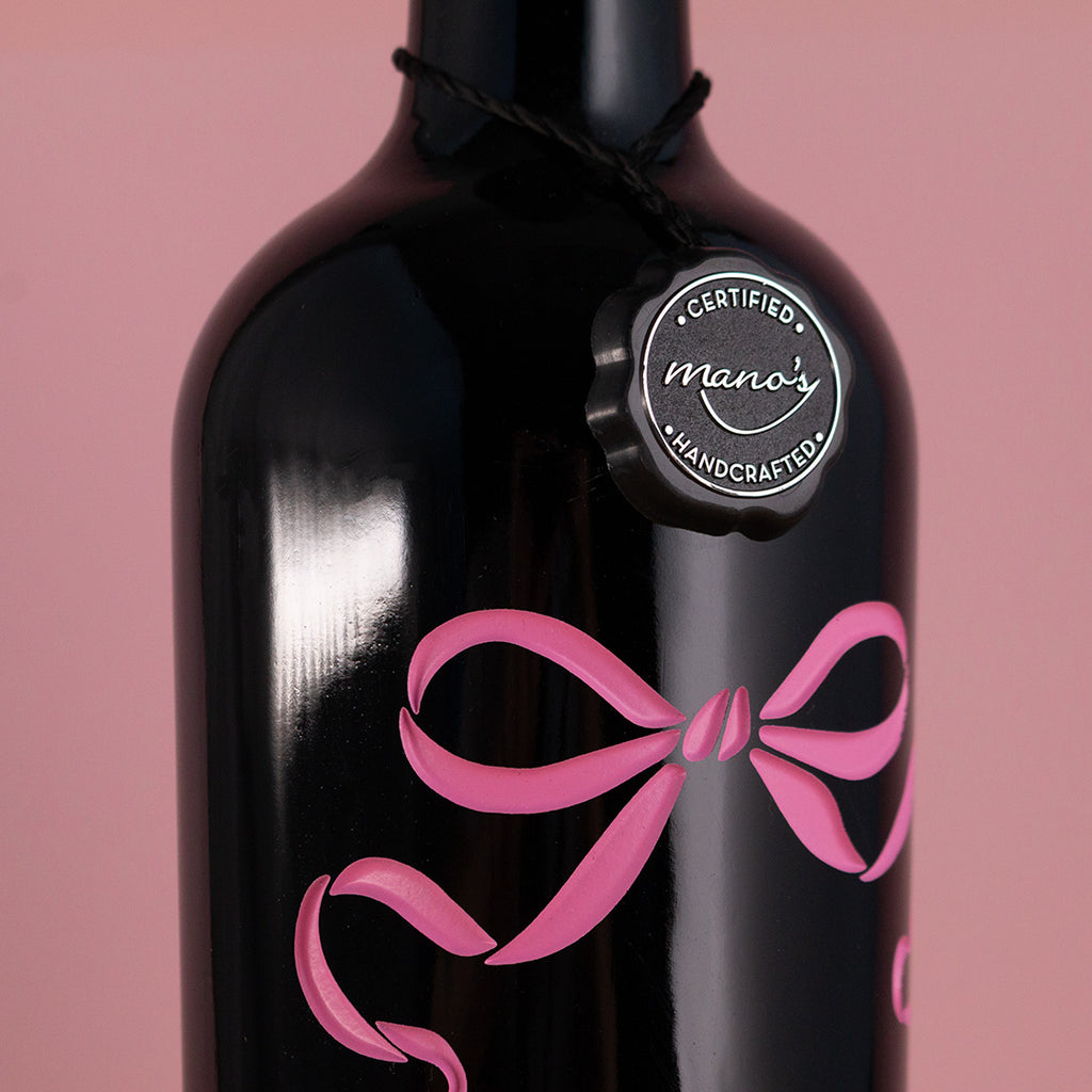 Bow Frame Custom Etched Wine