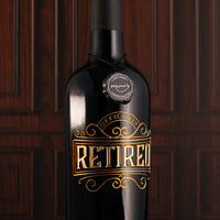 Officially Retired Custom Etched Wine