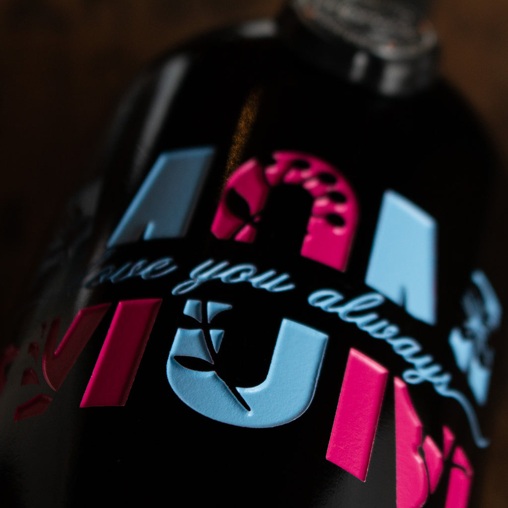 Love you Always Custom Etched Wine Bottle
