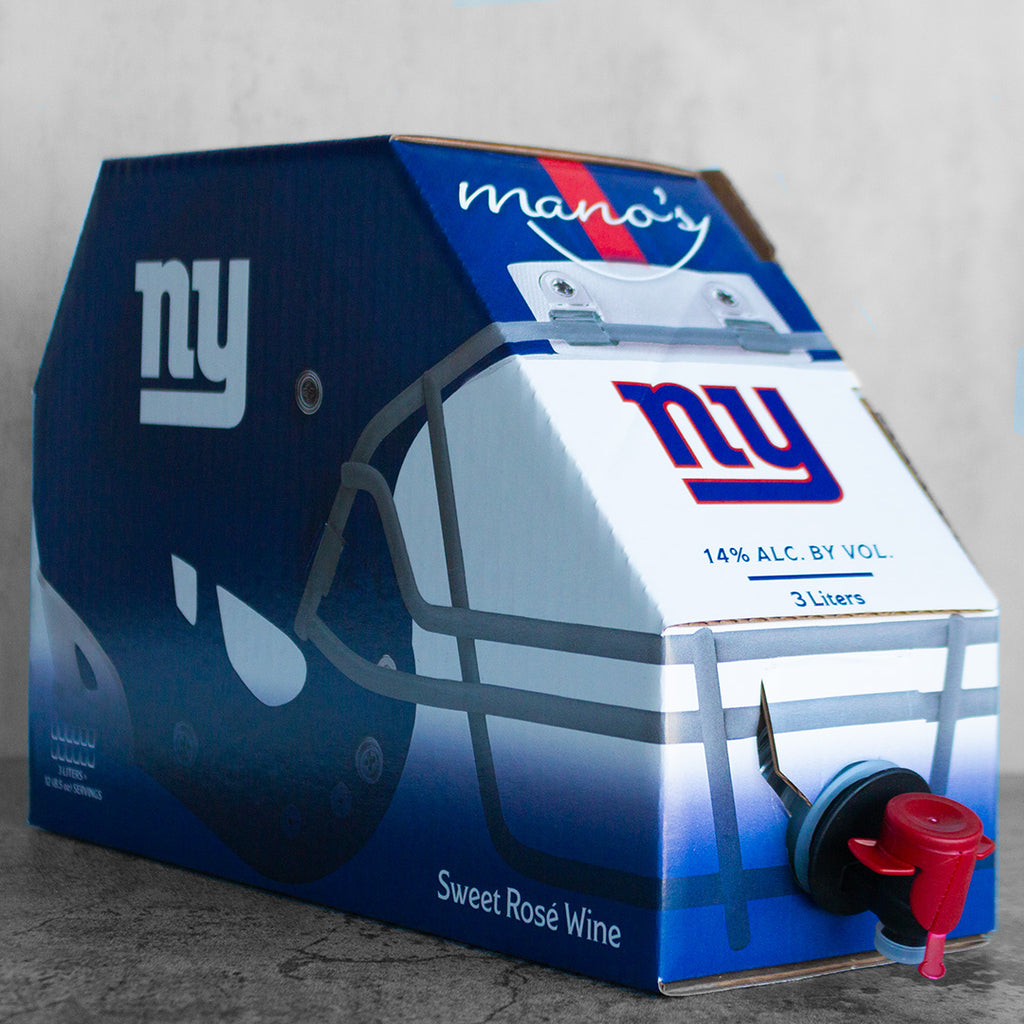 New York Giants Helmet Wine Box