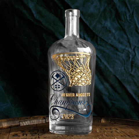 Denver Nuggets 2023 Champions Decanter