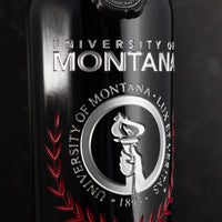 University of Montana Custom Alumni Etched Wine