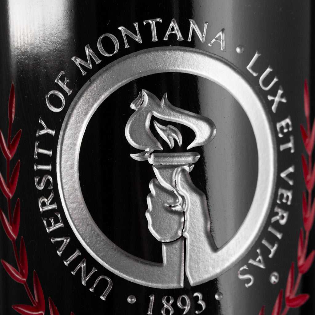 University of Montana Custom Alumni Etched Wine