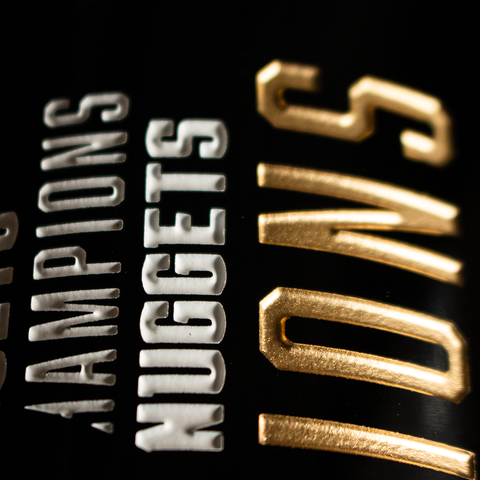 Denver Nuggets 2023 Champions Etched Wine