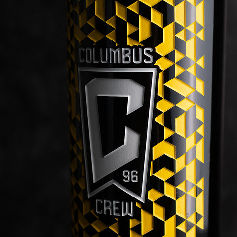 Columbus Crew Pattern Etched Wine